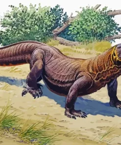 Abstract Komodo Dragon Diamond Painting