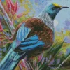 Abstract Tui Bird Diamond Painting