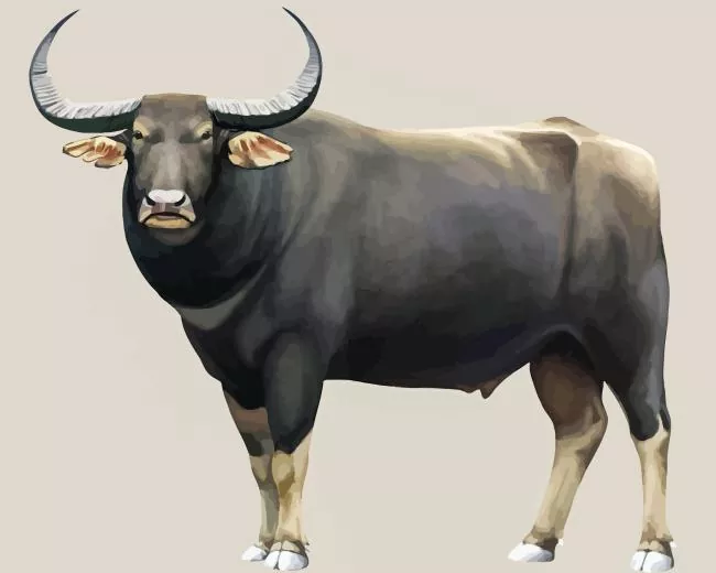 abstract Wild water buffalo Diamond Paintings Abstract Wild Water Buffalo Diamond Painting