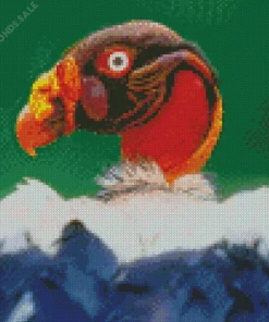 Adorable King Vulture Diamond Painting