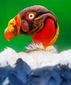 Adorable King Vulture Diamond Painting