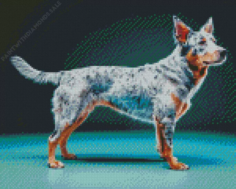 australian cattle dog Diamond Dotz Australian Cattle Dog Diamond Painting