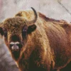 Bison During Winter Diamond Painting