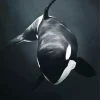 Black And White Killer Whale Diamond Painting