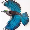 Blue Tui Bird Diamond Painting
