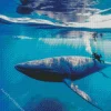 Blue Whale Underwater Diamond Painting