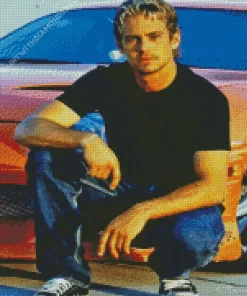 Brian O Conner Character Diamond Painting