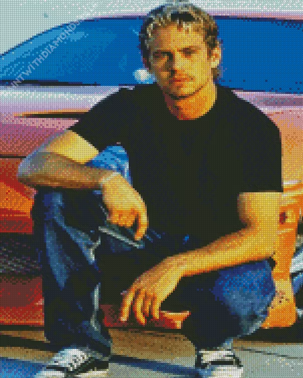 brian o conner character Diamond Paints Brian O Conner Character Diamond Painting