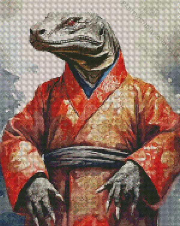 chnese komodo dragon Diamond By Numbers Chinese Komodo Dragon Diamond Painting