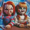 Chucky And Annabelle Diamond Painting