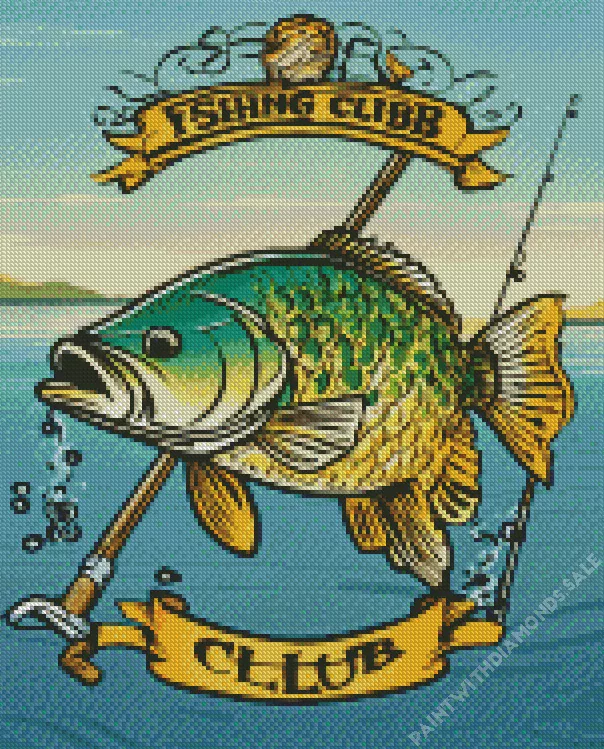 cute Bass fish Diamond Paintings Cute Bass Fish Diamond Painting