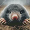 Cute Mole Diamond Painting