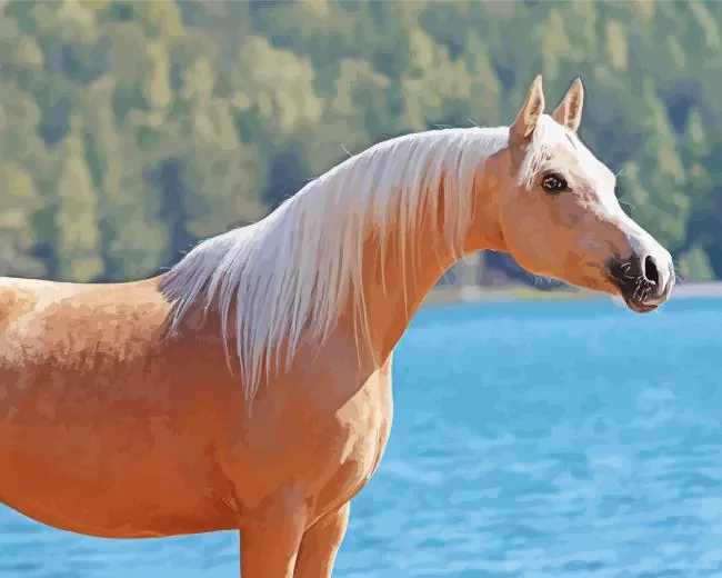 cute Palomino horse Diamond Paintings Cute Palomino Horse Diamond Painting