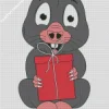 Cute Mole Animal Diamond Painting