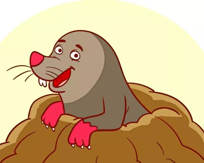 cute mole cartoon animal Diamond Paintings Cute Mole Cartoon Animal Diamond Painting