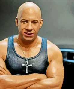 Dominic Toretto Character Diamond Painting