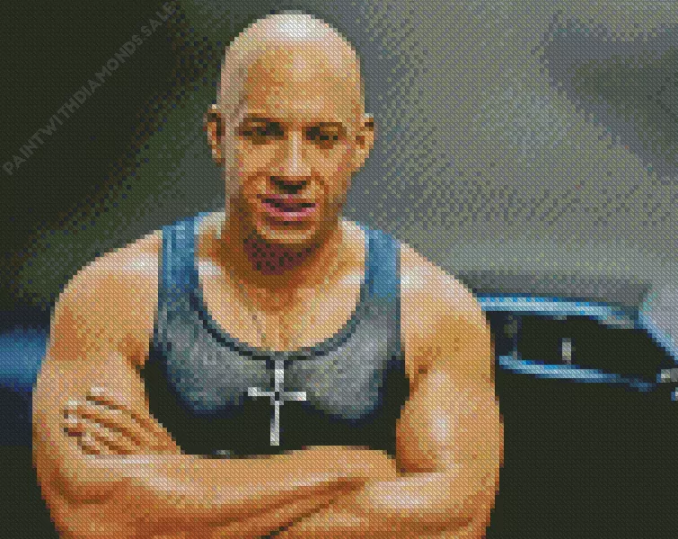 dominic toretto Diamond Paints Dominic Toretto Character Diamond Painting