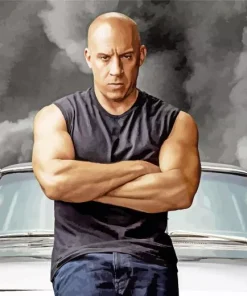 Dominic Toretto In Fast And Furious Diamond Painting