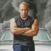 Dominic Toretto In Fast And Furious Diamond Painting