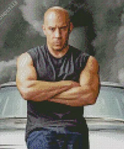 Dominic Toretto In Fast And Furious Diamond Painting