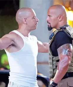 Dominic Toretto Fast And Furious Character Diamond Painting