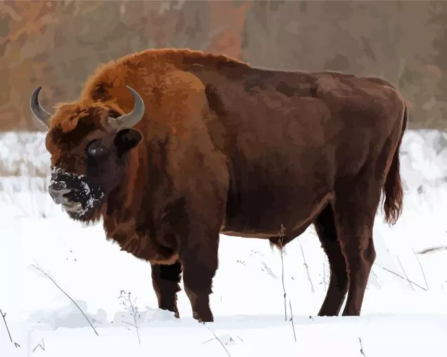 european Bison Diamond Paintings European Bison Diamond Painting