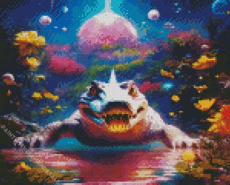 fantasy Alligator Diamond By Numbers Fantasy Alligator Diamond Painting