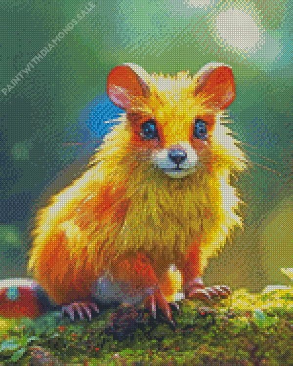 fluffy Pika Diamond By Numbers Fluffy Pika Diamond Painting