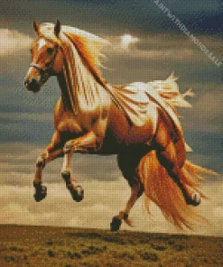 Flying Palomino Diamond Painting