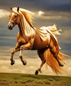 Flying Palomino Diamond Painting