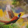 Flying Pheasant Diamond Painting