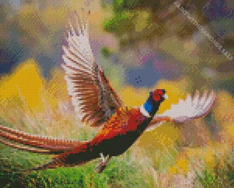 flying Pheasant Diamond Paints Flying Pheasant Diamond Painting