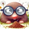 Funny Mole Animal Diamond Painting