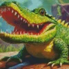 Giant Alligator Diamond Painting