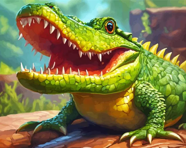 giant Alligator Diamond Paintings Giant Alligator Diamond Painting