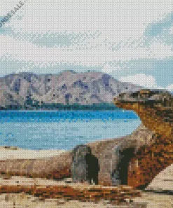 Giant Komodo Dragon Diamond Painting