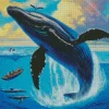 Giant Blue Whale Diamond Painting