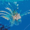 Green Lionfish Diamond Painting