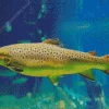 Green Trout Fish Diamond Painting