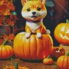 Halloween Shiba Inu Diamond Painting