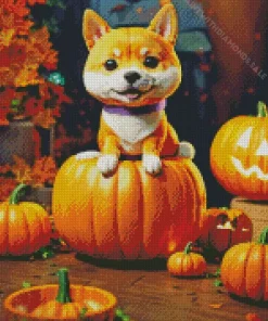 Halloween Shiba Inu Diamond Painting