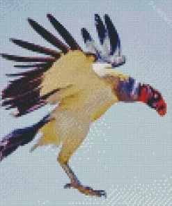 king Vulture Landing Diamond Painting