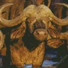 Long Horned Buffalo Diamond Painting