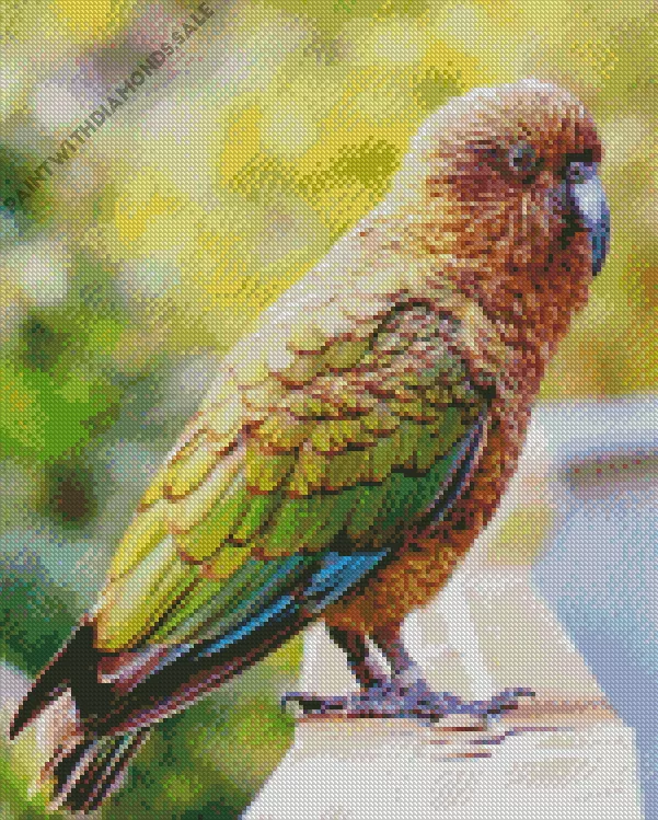 lovely Kea Bird Diamond Dotz Lovely Kea Bird Diamond Painting