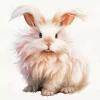 Lovely Fluffy Angora Rabbit Diamond Painting
