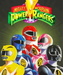 Mighty Morphin Power Rangers Art Diamond Painting