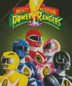 Mighty Morphin Power Rangers Art Diamond Painting