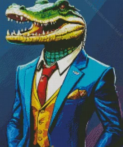 Mr Alligator Diamond Painting