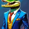 Mr Alligator Diamond Painting