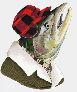 Mr Salmon Fish Diamond Painting